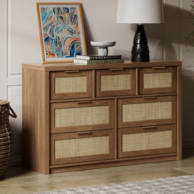 Arianna 52.7" W 7-Drawer Dresser
