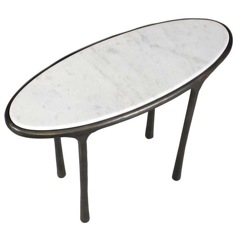 Uttermost Ata Dark Bronze Accent Table
