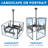 Ceiling Digital Signage Ceiling Mount for 28"-Greater than 50" Screens