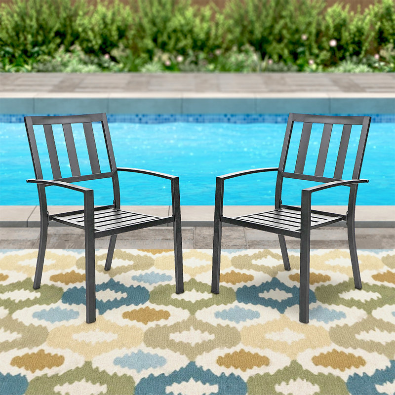Fauteuil de terrasse empilable