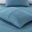Édredon et édredon 8 pièces 8 pièces, bleu sarcelle, très grand / très grand taille-118650016-118650019