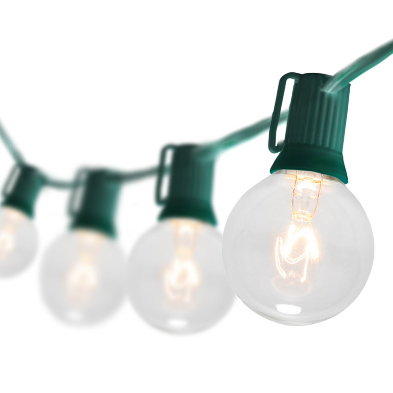 Outdoor 25 - Bulb 300'' Plug-in Globe String Light