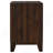 Anza Walnut 2-Drawer Nightstand Bedside Table