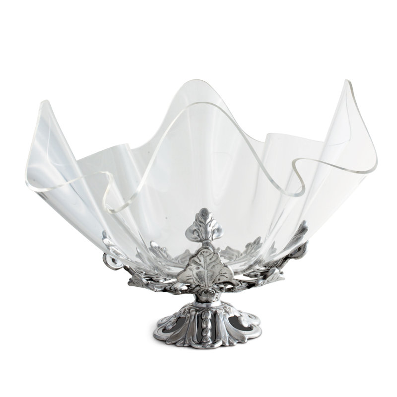 Fleur De Lis Fruit Bowl, 14"