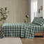 Ensemble de draps à carreaux doux et durable pour un sommeil confortable-120903077-120903072