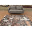 Tapis abstrait aspect vieilli 6 x 8