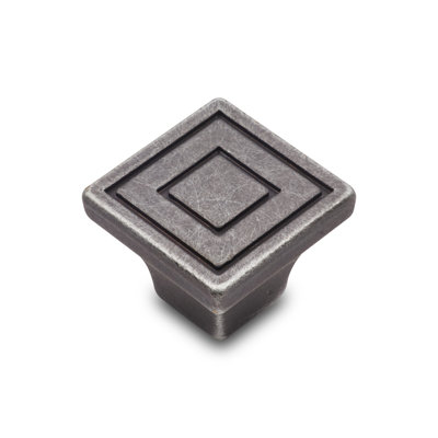 Contemporary Lined Square Knob CK Series