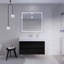 Ensemble de meuble-lavabo mural simple 42 po Babajide-336313911