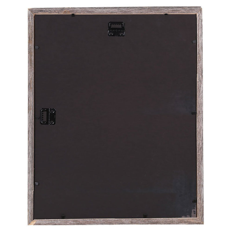 Laraine Weathered Gray Wood Matte Shadow Box Picture Frame, 11" x 14"