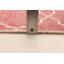 Tapis rose en laine noué à la main de conception unique 4 pi 11 po x 7 pi 11 po Irean