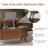 Lyra Lift Top Coffee Table with Storage, Modern Oval Wood Coffee Table, Walnut Coffee Table for Living Room,38.6"W x 18.9"D x 18.5"H-366219189