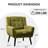 Bolanle 30" W Tufted Wide Back Accent Armchair-645810904