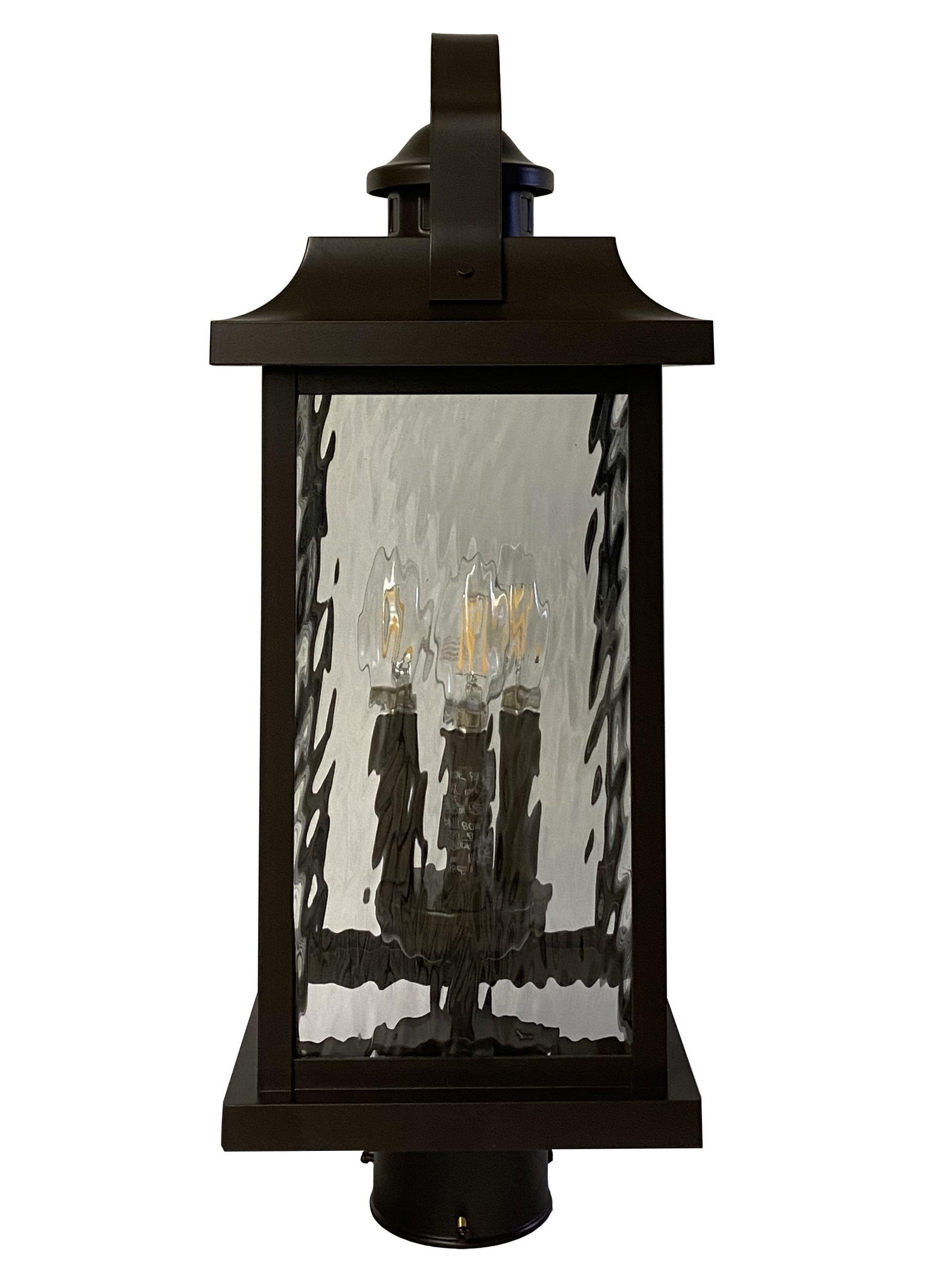 Kichler Bronze Outdoor Wall Lantern - 8.25" Patio Sconce With Clear Glass