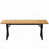 Plateau noyer / base noire