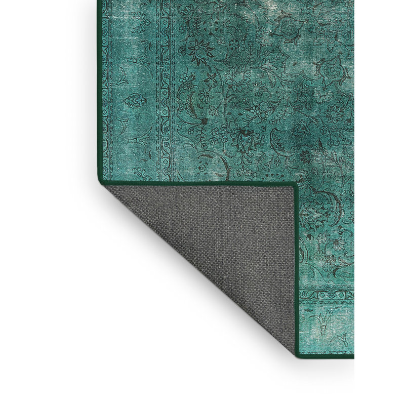 Tapis oriental bleu, Rectangle 3 pi x 5 pi