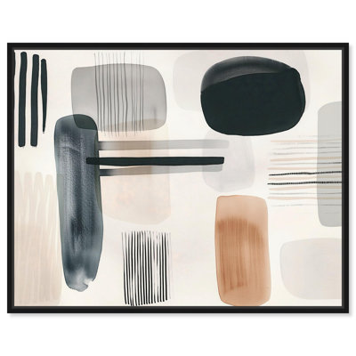 Dimensions adoucies de la toile de style Mid-Century par Art Remedy