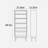 Modern style solid wood bookcase