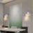 Led Wall Lights Crystal Wall Sconces Chrome Vanity Lights For Bathroom Chrome Bathroom Light Fixtures