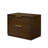 Milano 2 Drawer Walnut Nightstand-1402348219