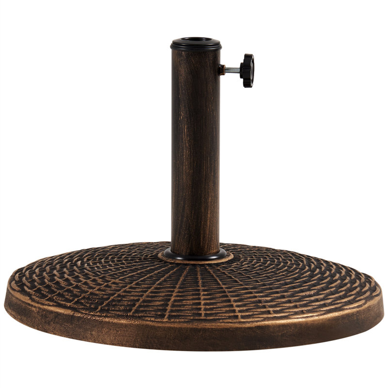 10kg Resin Free Standing Umbrella Base, Bronze