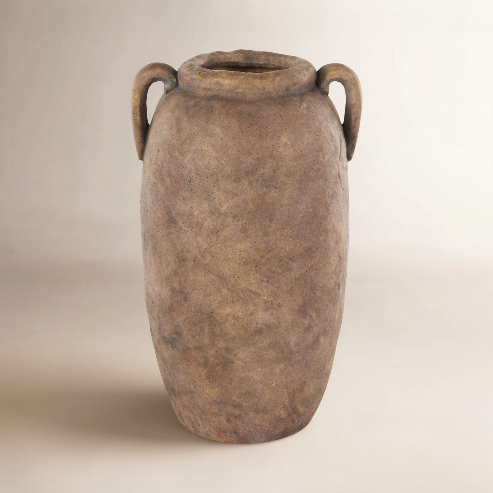 Daffodil Ceramic Table Vase, Brown
