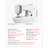 Sewing Machine Portable Electric Sewing Machine 18 Stitch Applications