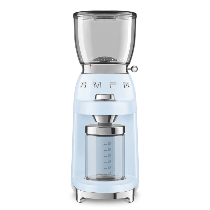 SMEG 50's Retro Style Coffee Grinder, Pastel Blue