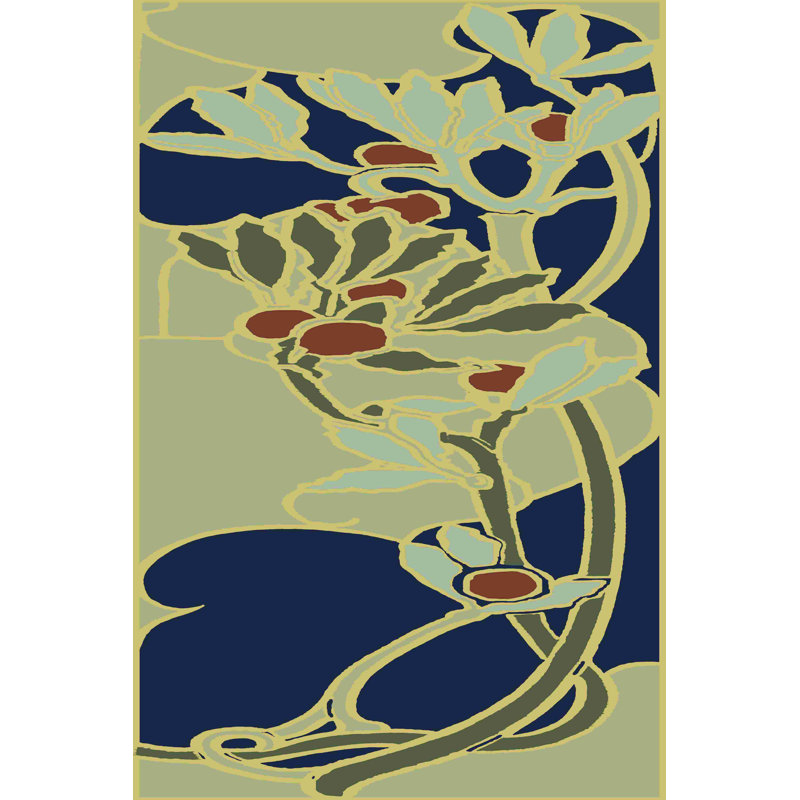 Nouveau panneau floral II, H 18 po x l 12 po