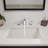 BauLoop Widespread Bathroom Faucet with Drain Assembly