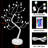 20" RGB LED Tree Color Changing Lights Remote Control Opal Ball Tabletop Indoor Decoration