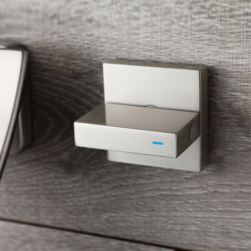 Wall Waterfall Faucet with Diverter, Brushed Nickel