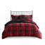 Ensemble d'édredon moelleux en duvet synthétique Sherpa, hypoallergénique et lavable à la machine pour une chaleur douillette-119369668-119369670