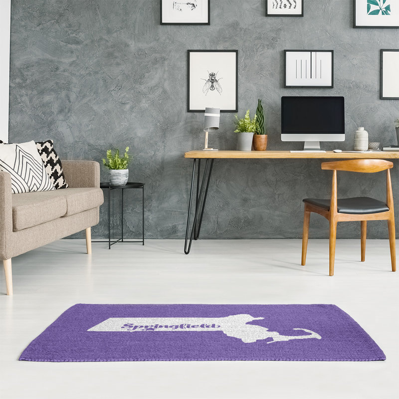 Tapis de zone mauve springfield massachusetts, Rectangle 5 pi x 7 pi, Oui