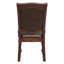 Chaise d'appoint en cuir Vegan 