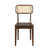 6-Piece Oval Dining Table Set with a Bench and 4 Rattan-back Chairs-1098310503