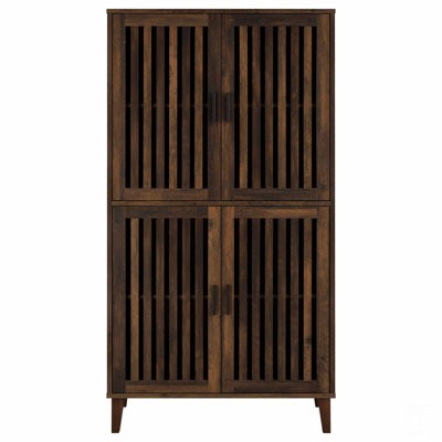 Armoire d'appoint haute 4 portes 4 portes