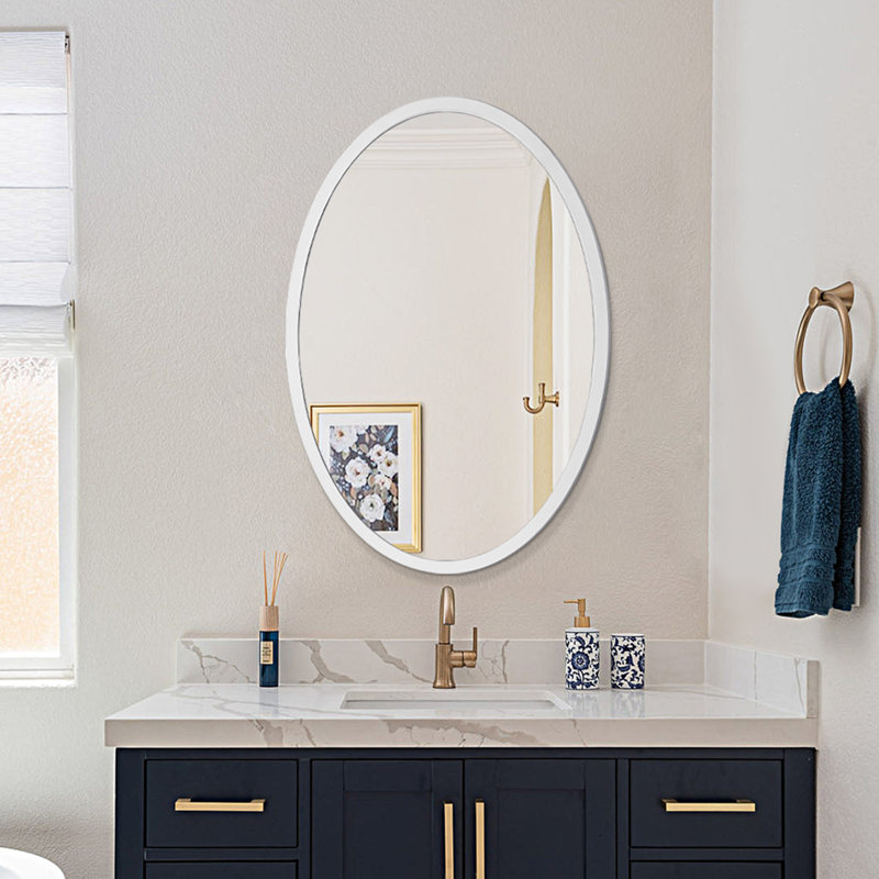 Miroir de salle de bain Vernida, Ovale
