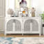 Buffet avec crédence en rotin Phoenixville-722530280
