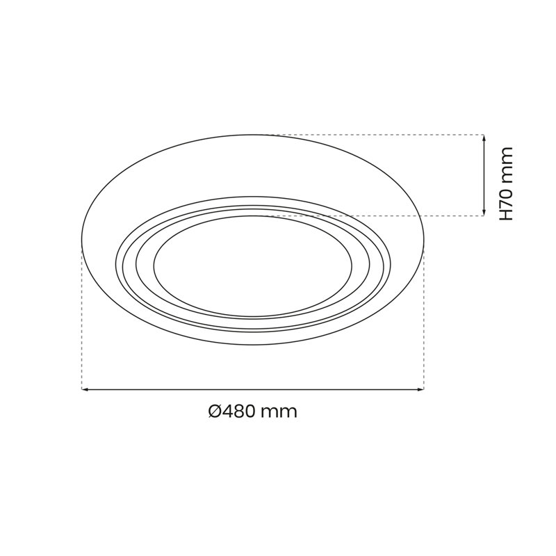 Braxon LED Flush Mount
