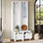 ON-TREND Elegant Free Standing Hall Tree Set Of 2