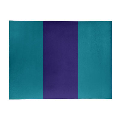Tapis à rayures bleu foncé/mauve foncé