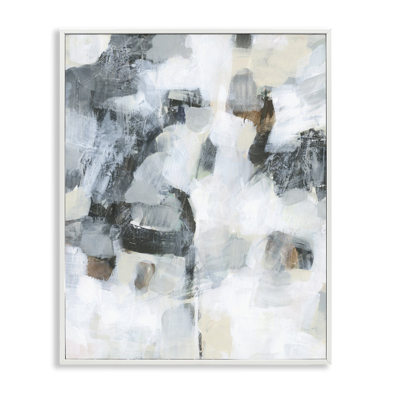 «Giclee Art» par Melissa Wang, Estampe numérique encadrée blanc bord de mer, H 14 po x l 11 po