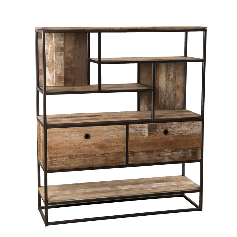 Yates 140cm H x 120cm W Library Bookcase