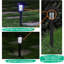 Solar Bug Zapper d'extérieur - Lampe rechargeable anti-moustiques et anti-mouches, DEL imperméable, insectifuge à énergie solaire pour l'intérieur et l'extérieur, patio