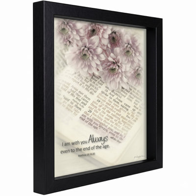 Framed Art I Am With You Always