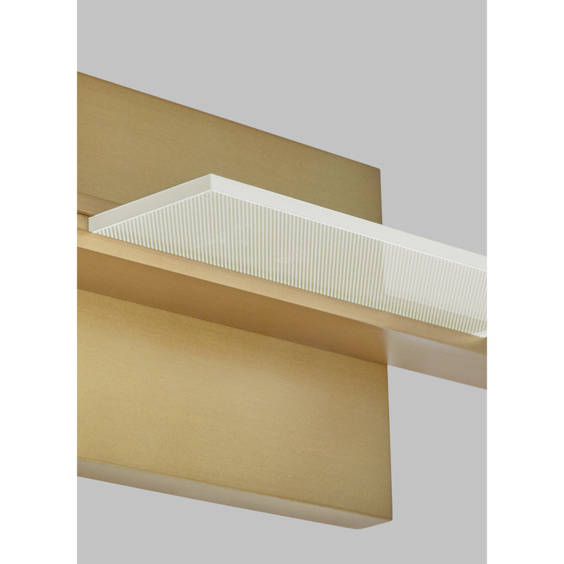 Tris 3 - Light LED Vanity Light, Aged Brass