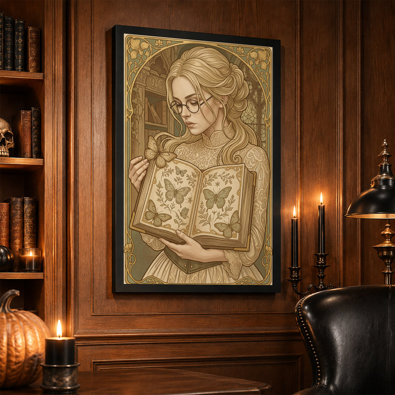 Art mural sur toile Art Nouveau, H 36 po x l 24 po
