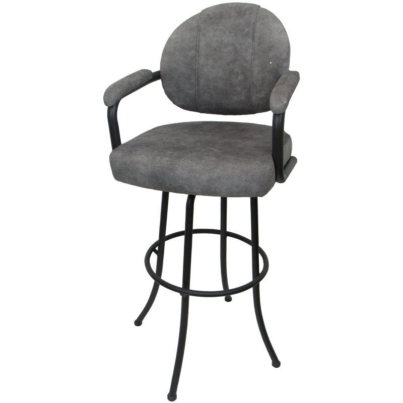 Mateea Swivel Upholstered Counter Stool, Bar Stool (30" Seat Height)