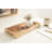 Burlwood Rectangle Tray with Handles