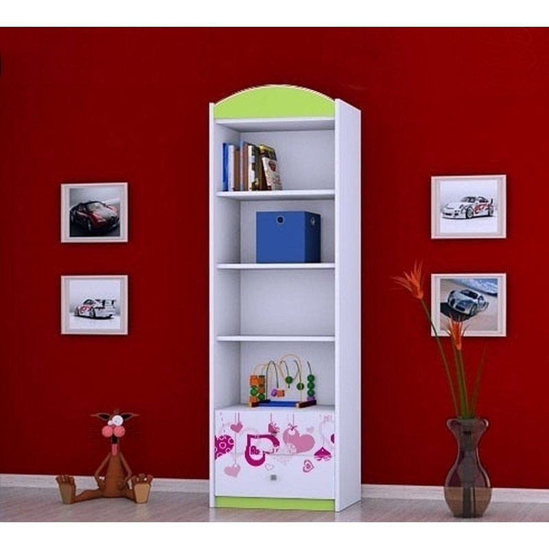 Makayla 183cm H X 60cm W Kids Cube, Green